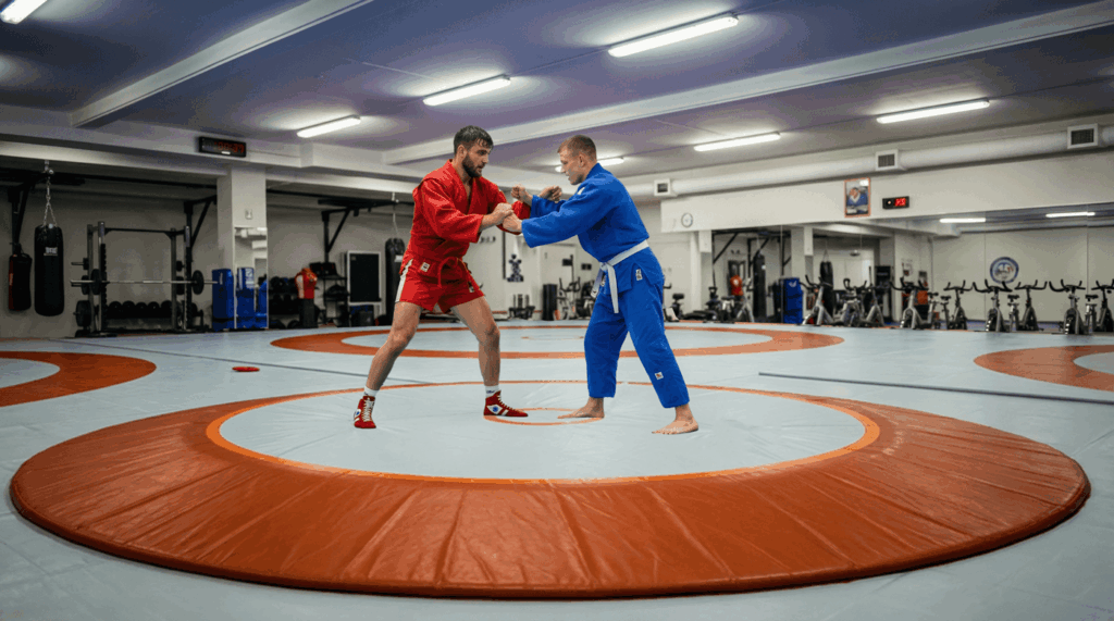 Judo and Sambo applied to SUJU MMA